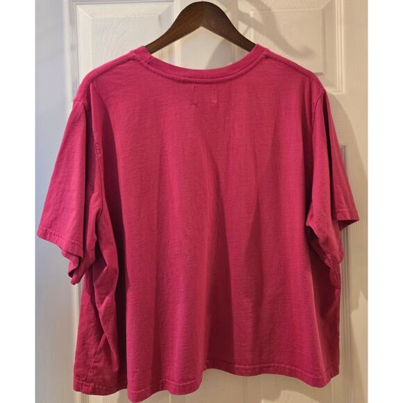 Disney Alice in Wonderland Cheshire Cat Tee Fuchsia Graphic Print 2XL - Picture 4 of 11